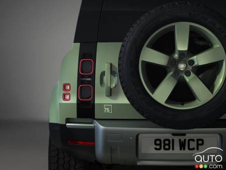 2023 Land Rover Defender, 75 Years edition, rear